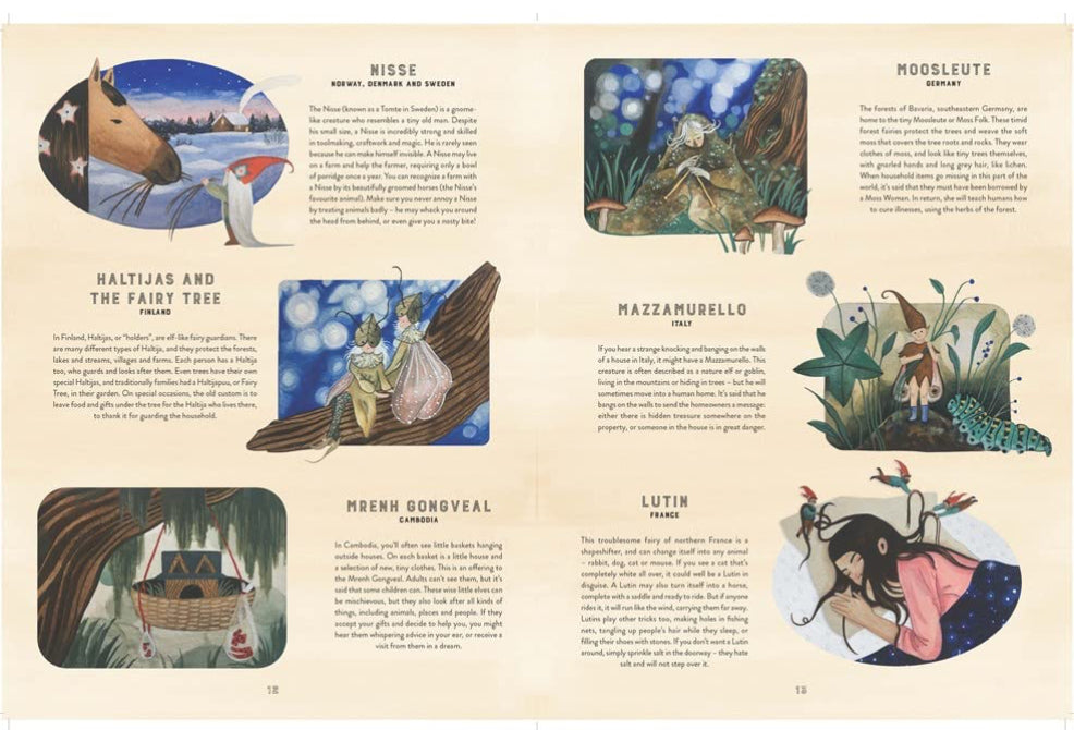 The Fairy Atlas - Anna Claybourne + Miren Asiain Lora