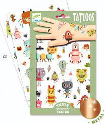 Djeco - Tattoos - Monsters