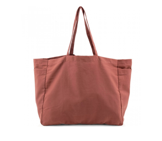 Monk & Anna - Ribbed Canvas - Brick Red