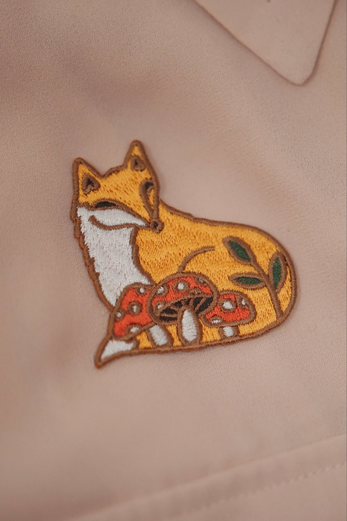 Justine Gilbuena - Tiny Iron On Patch - Fox
