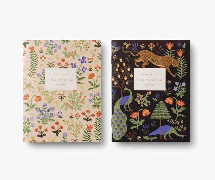 Rifle Paper Co. - Set of 2 - Pocket Notebooks - Menagerie
