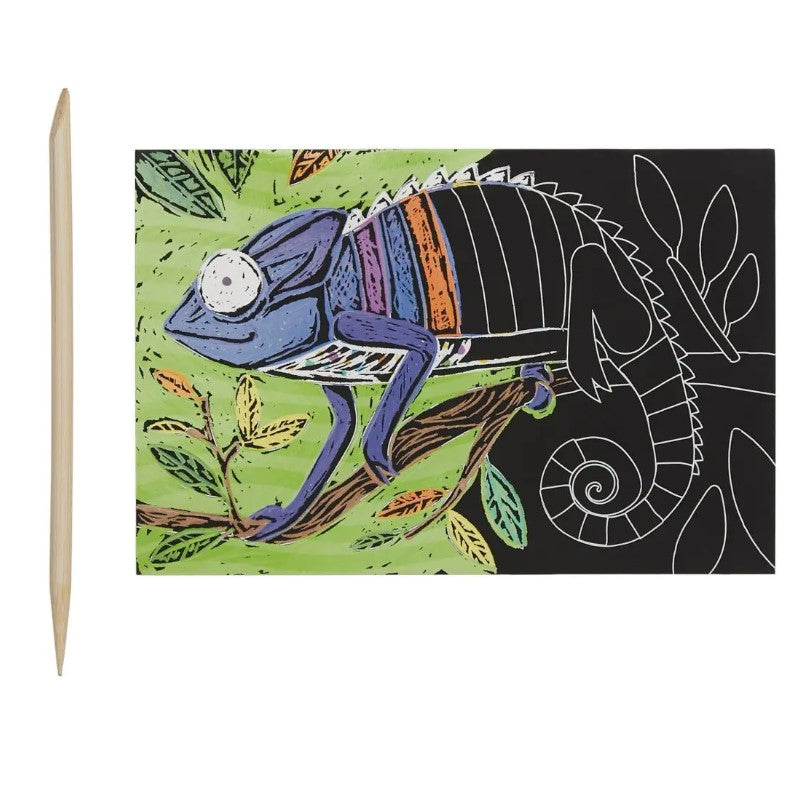 OOLY - Mini Scratch + Scribble - Jungle Fun