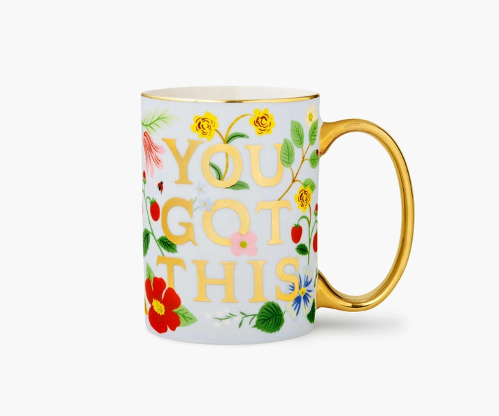 Rifle Paper Co. - Porcelain Mug - You Got This – SANNA baby and child