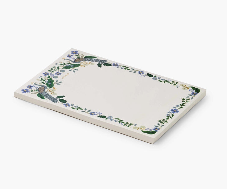 Rifle Paper Co. - Memo Notepad - Peacock