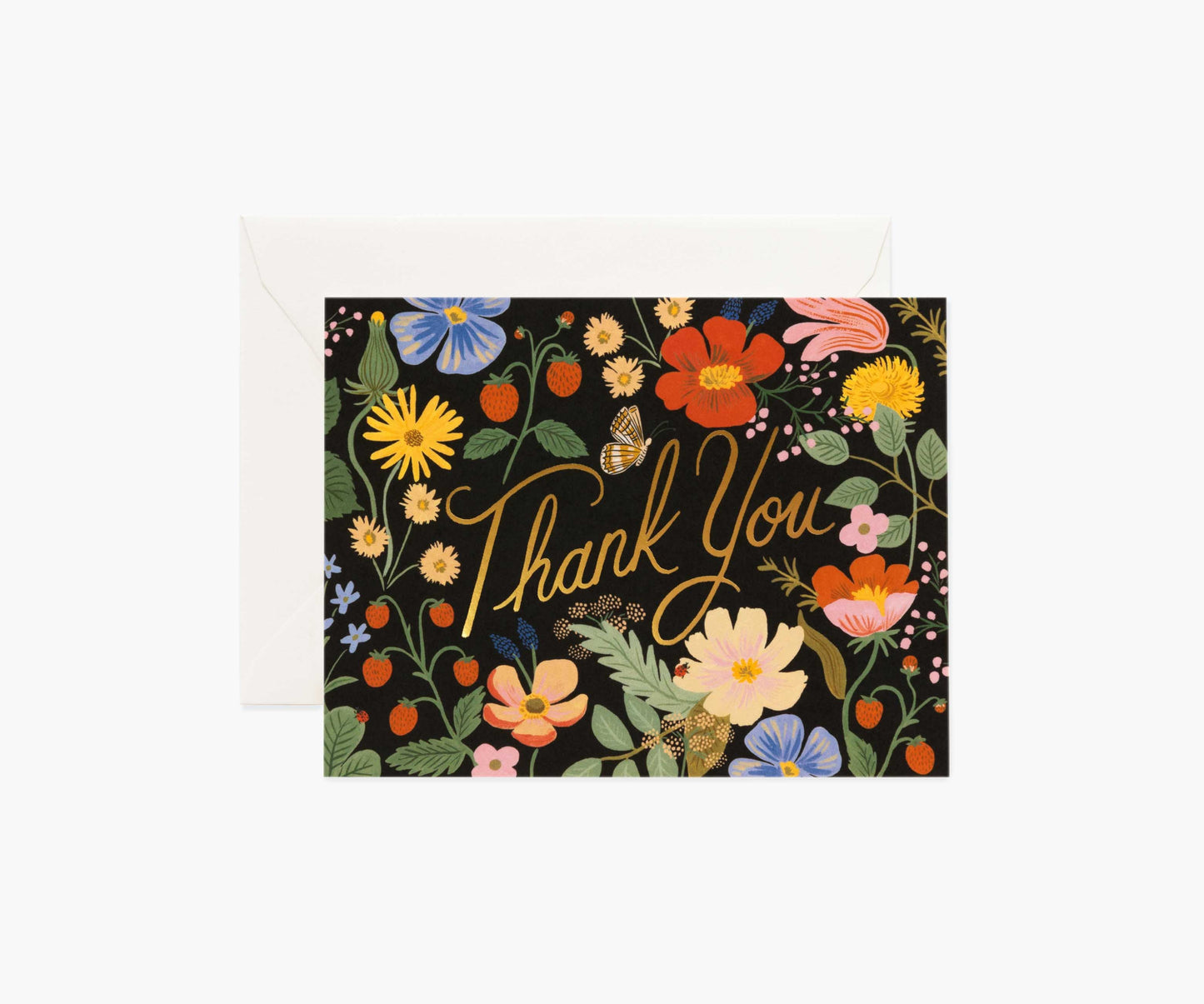 Rifle Paper Co. - Strawberry Fields Thank You Card