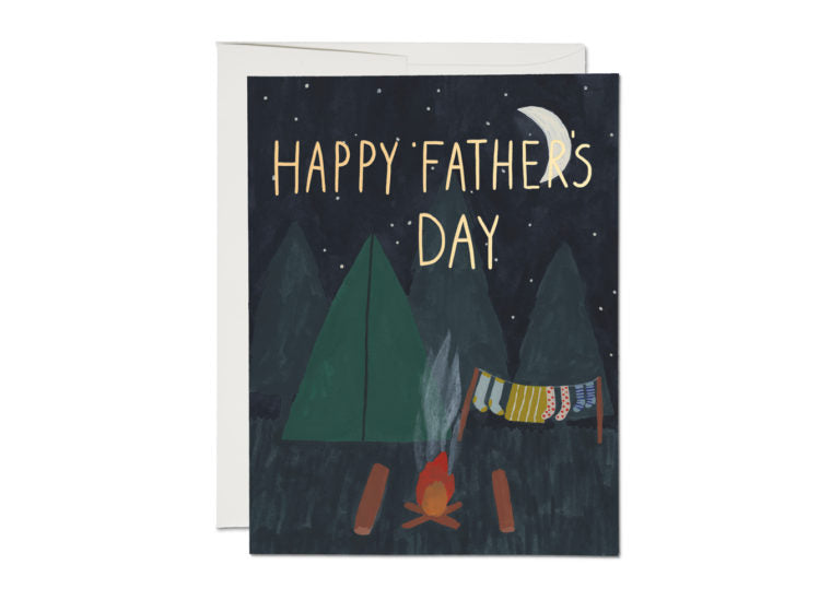 Red Cap Cards - Camping Dad