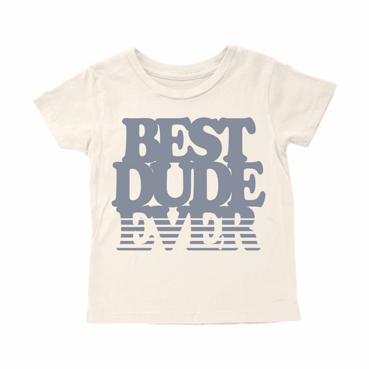 Best Dude Graphic Tee - Natural