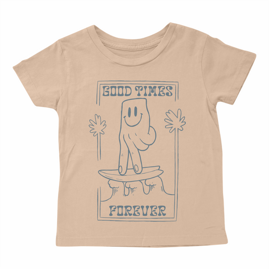 Good Times Forever Graphic Tee - Sand