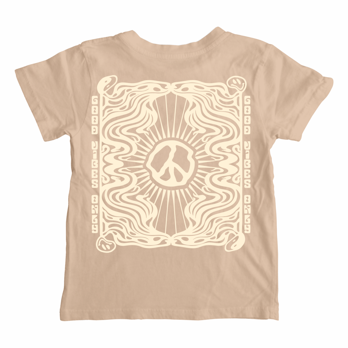 Good Vibes Only Graphic Tee - Sand