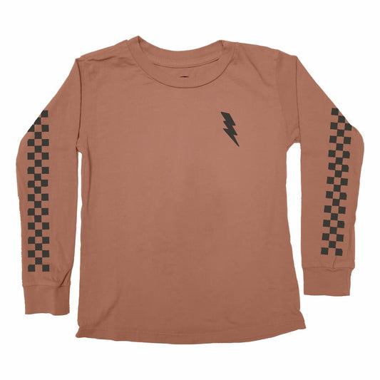 Mr. Dynamite Long Sleeve Tee - Brick