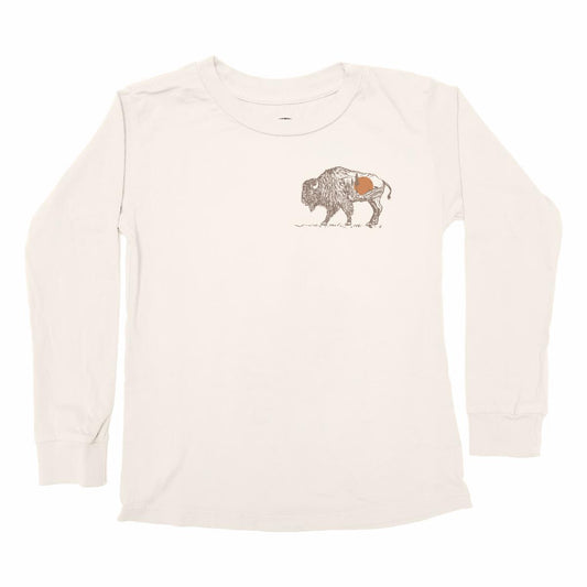 Stay Wild Long Sleeve Tee - Natural