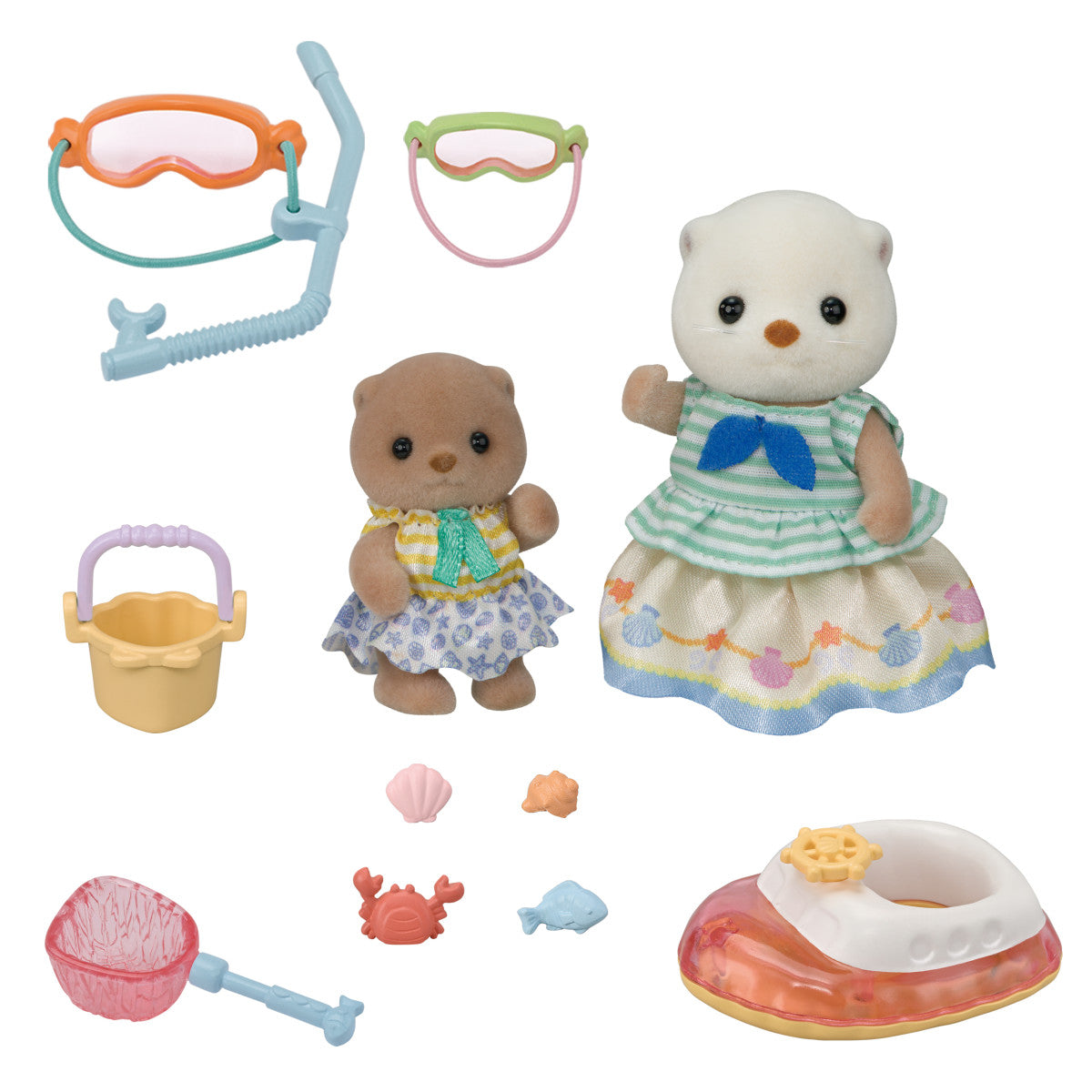 Calico Critters - Sea Otter Sisters-Splashy Snorkel Set