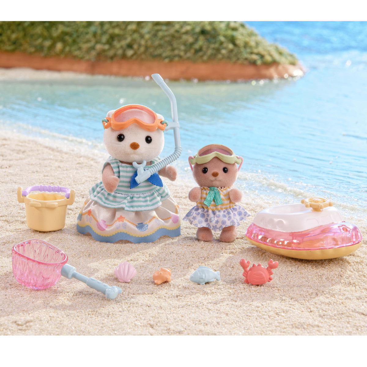 Calico Critters - Sea Otter Sisters-Splashy Snorkel Set