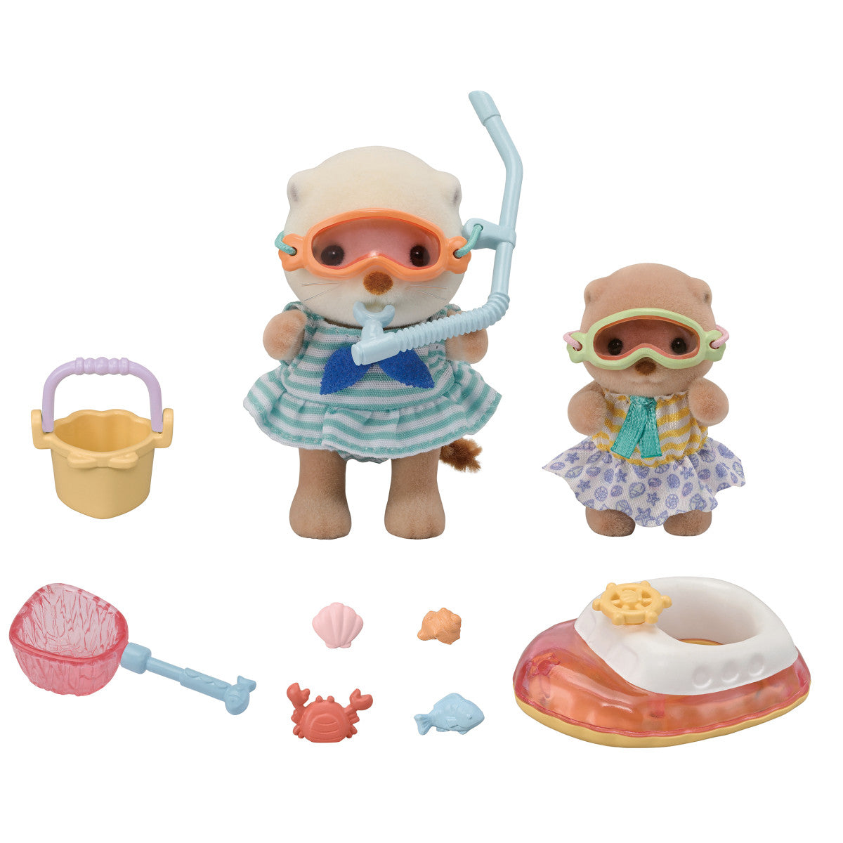 Calico Critters - Sea Otter Sisters-Splashy Snorkel Set