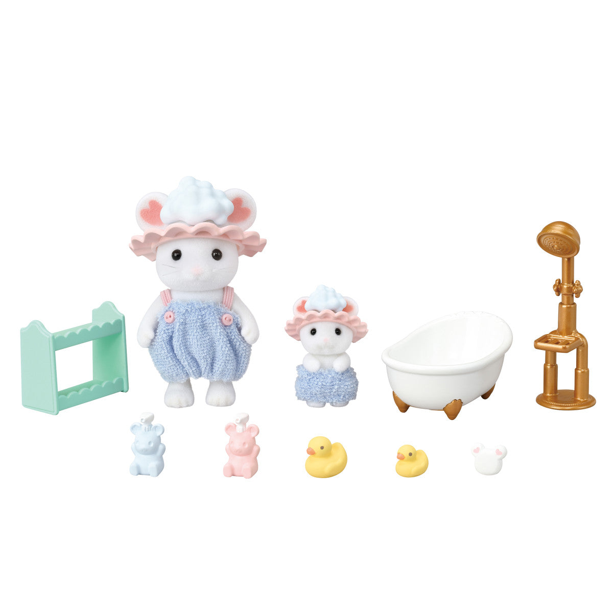 Calico Critters - Bath Time Bubble Siblings