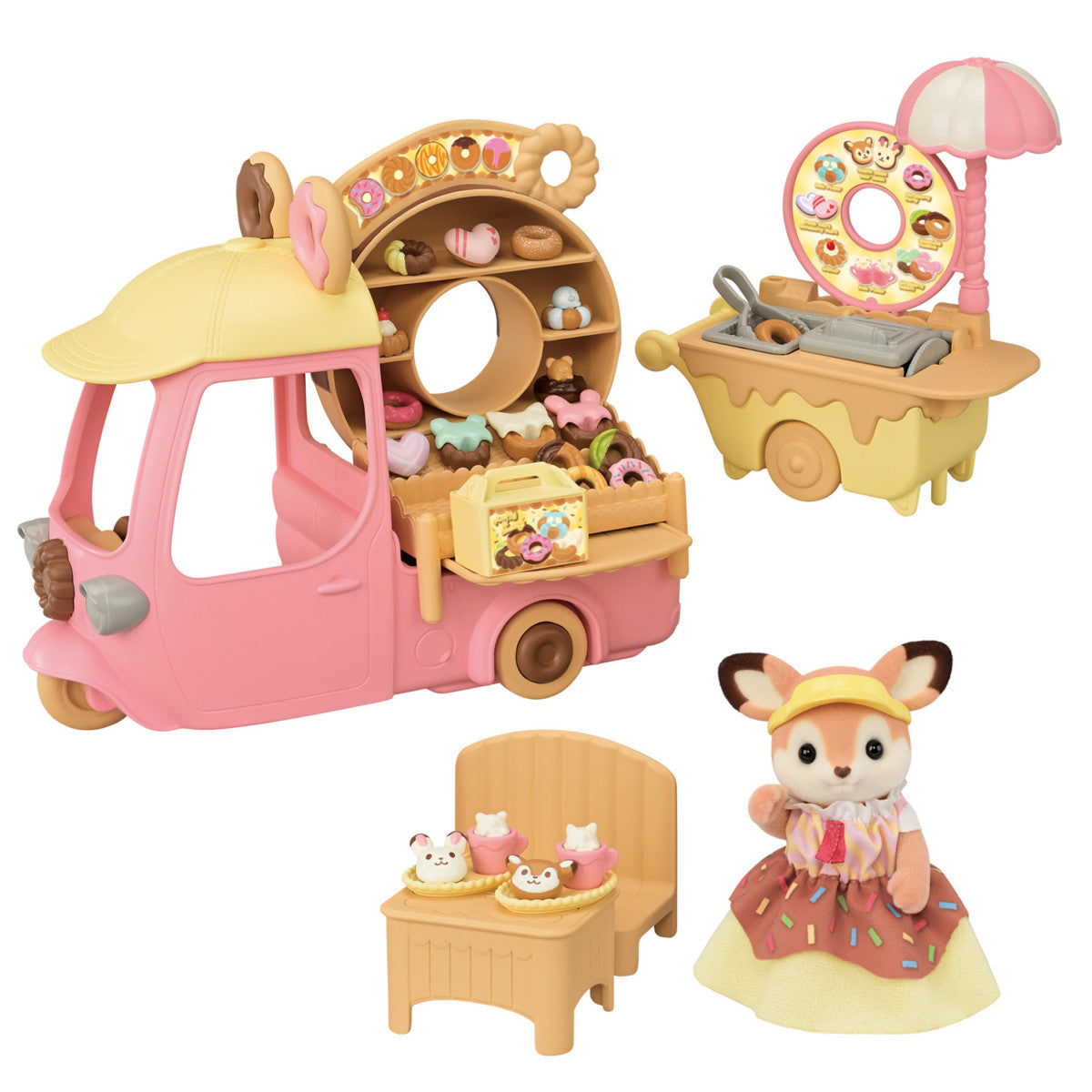 Calico Critters - Dip Dip Donuts Wagon