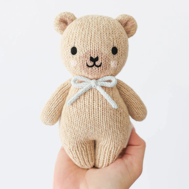 Cuddle + Kind - Baby Honey Bear - Robin's Egg Blue