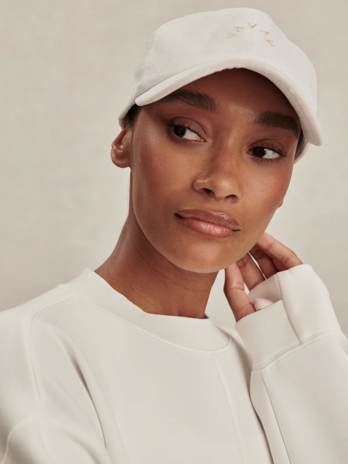 Varley - Tasmin Cropped Sweat - Snow White
