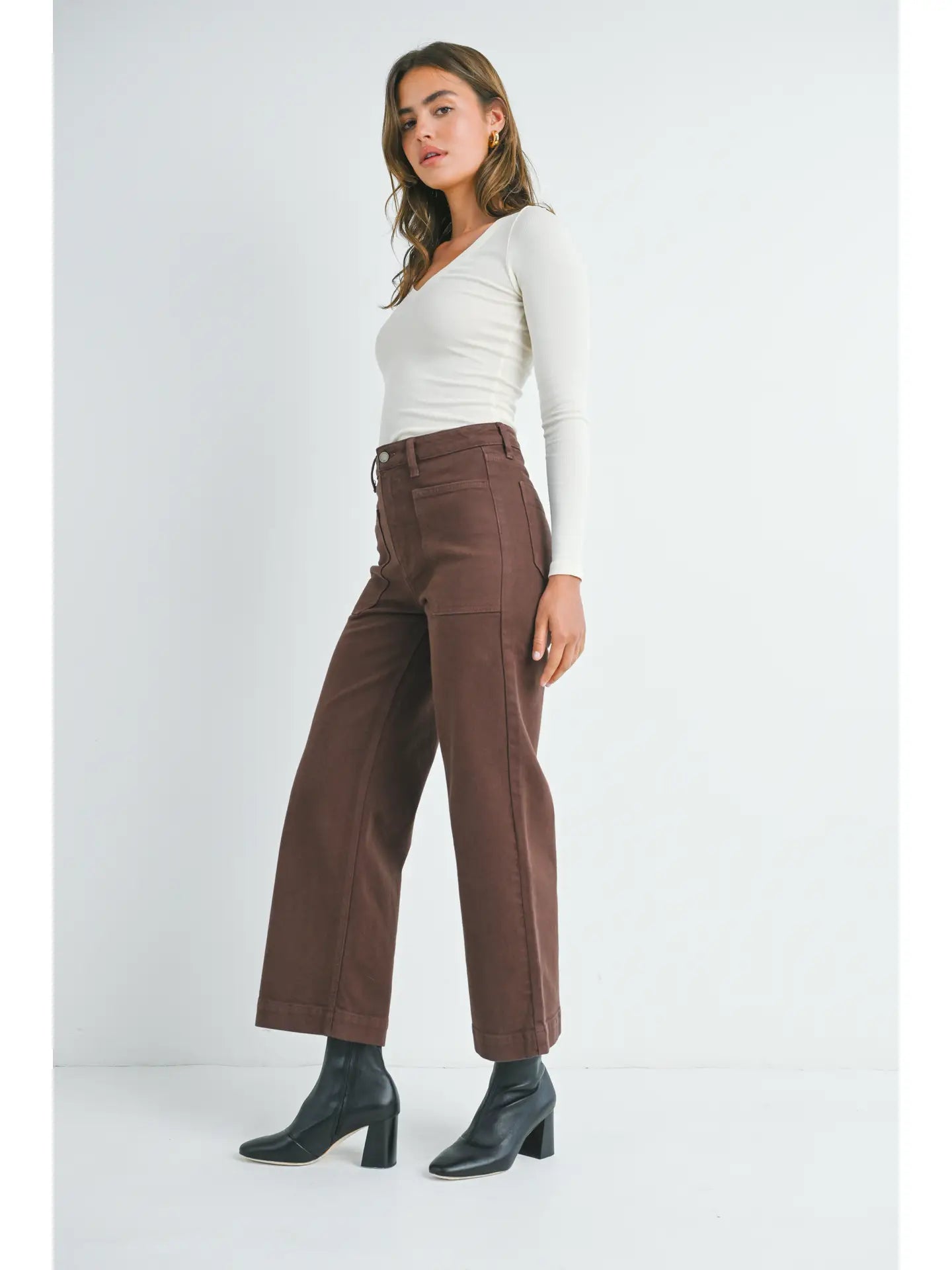 Eve Utility Pant - Coffee Bean