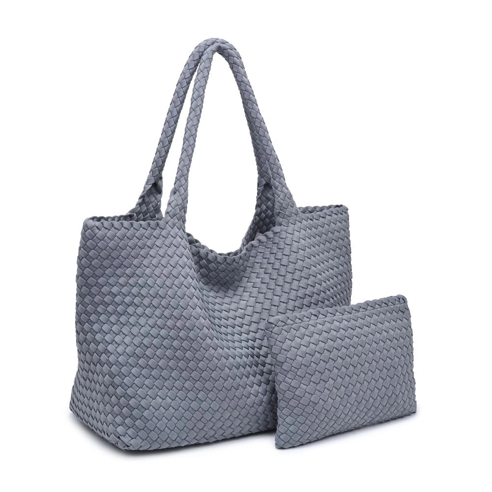 Sol and Selene: Sky's The Limit - Large Woven Neoprene Tote - Grey