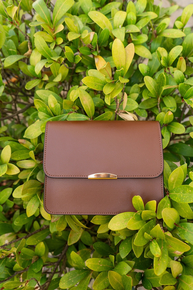 Manuela Palmellato Bag - Brown