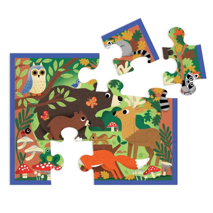 Mudpuppy - Pouch Puzzle - Woodland