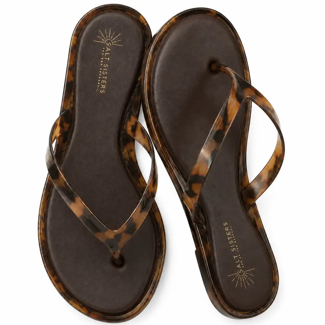 Sunwave Clear Jelly Sandal - Tortoise
