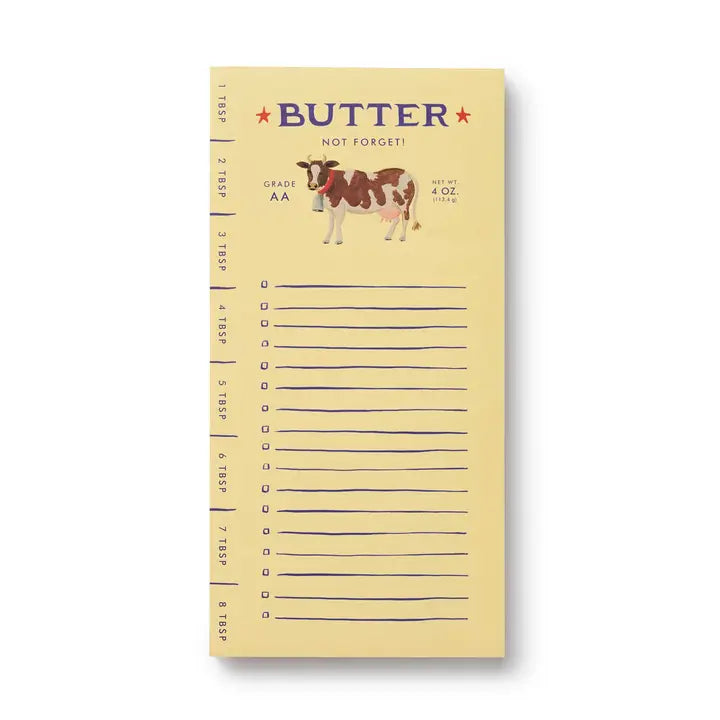 Rifle Paper Co. - Butter Not Forget Market Pad