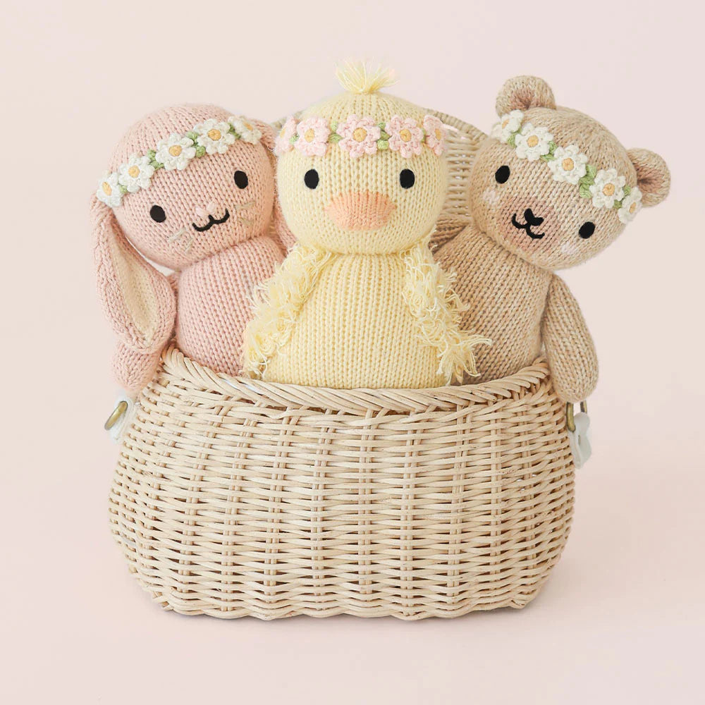 Cuddle + Kind - Baby Bunny - Rose with Ivory Floral