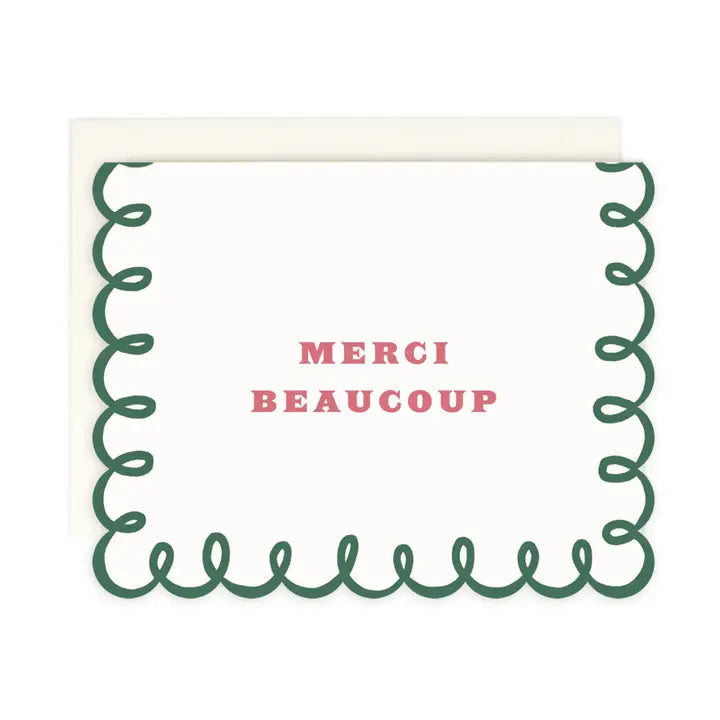 Merci Beaucoup Greeting Card