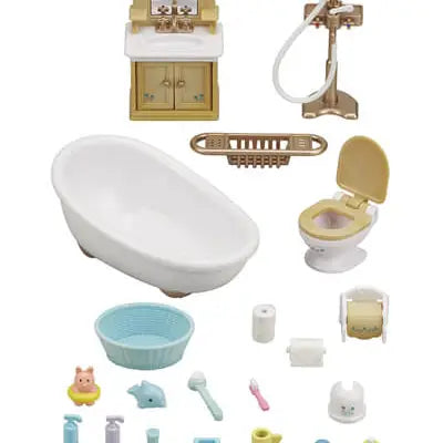 Calico Critters - Country Bathroom Set