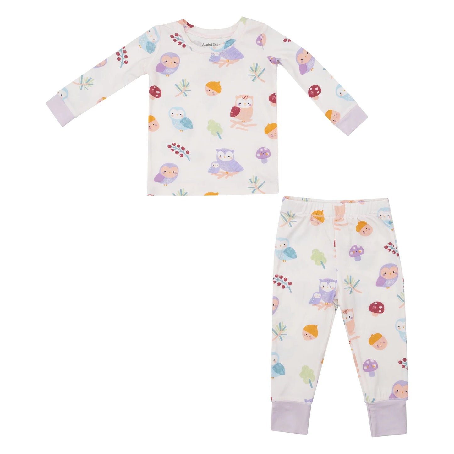 Long Sleeve Loungewear Set - Cute Owls