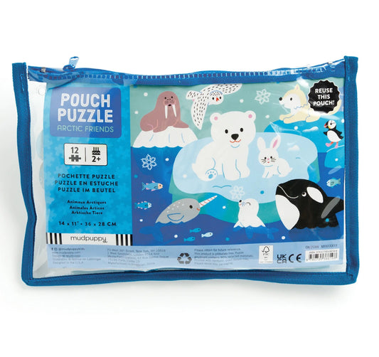 Mudpuppy - Pouch Puzzle - Arctic Friends