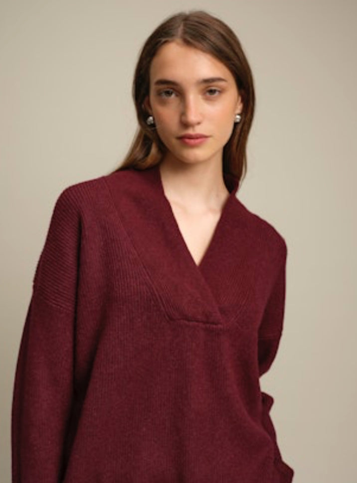 Liam Sweater - Wine