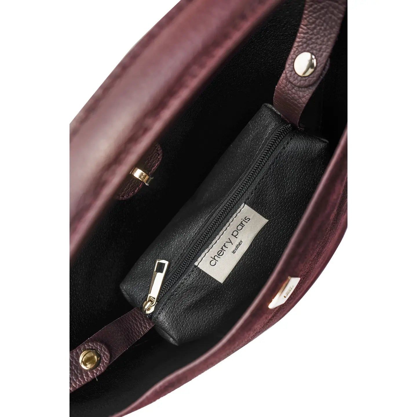 Alima Suede Bag - Bordeaux