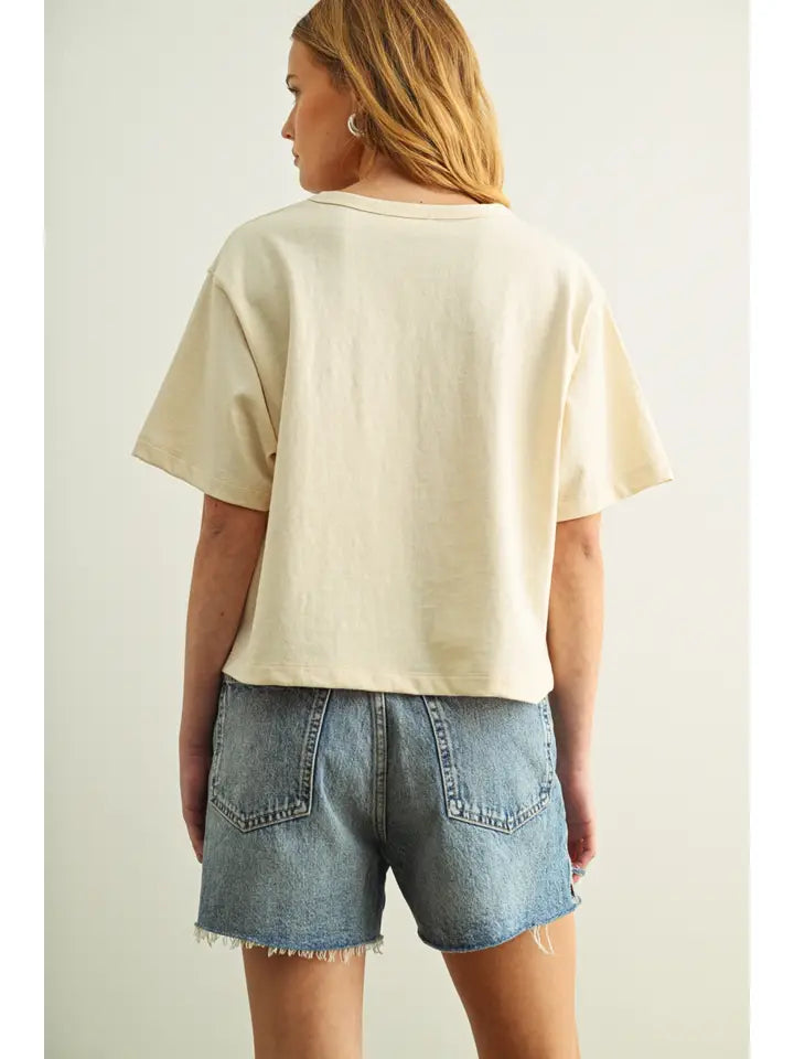 Short Sleeve Tee - Oatmeal