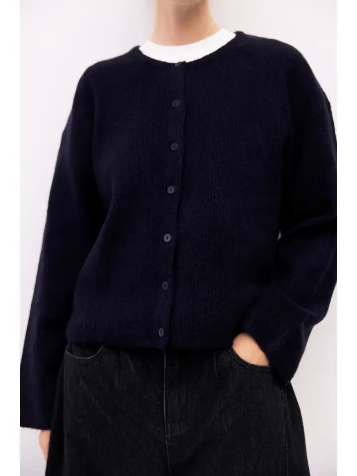 The Anabel Cardigan - Navy