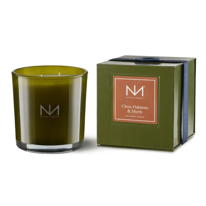 Double Wick Candle - Clove, Oakmoss & Myrrh