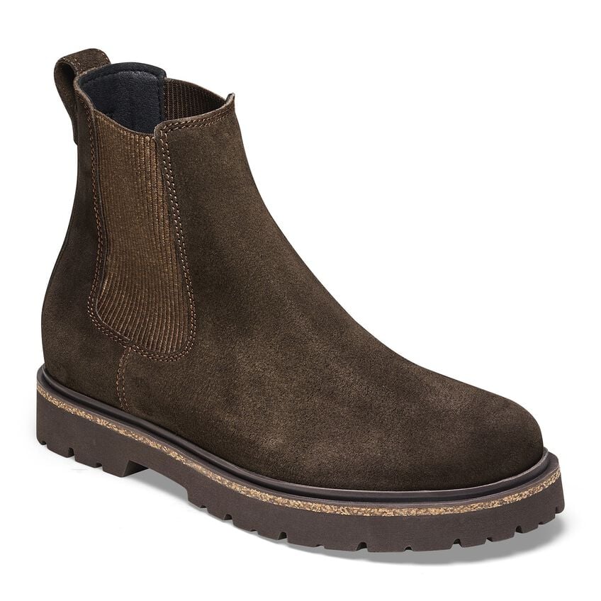 Birkenstock - Highwood Slip On Boot - Suede Leather - Mocha