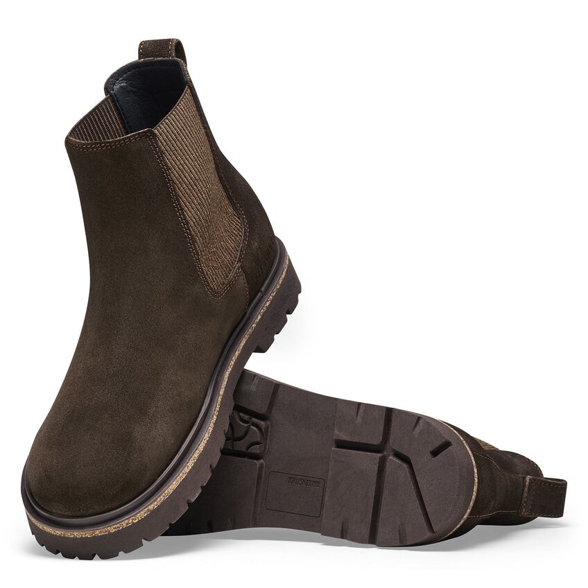 Birkenstock - Highwood Slip On Boot - Suede Leather - Mocha