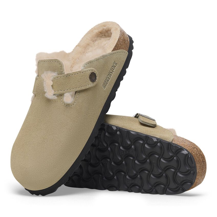 Birkenstock - Boston Shearling - Suede Leather