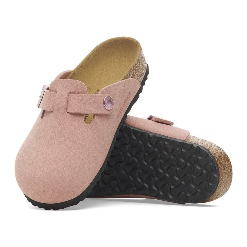 Birkenstock - Boston Kids - Birkibuc - Pink Clay