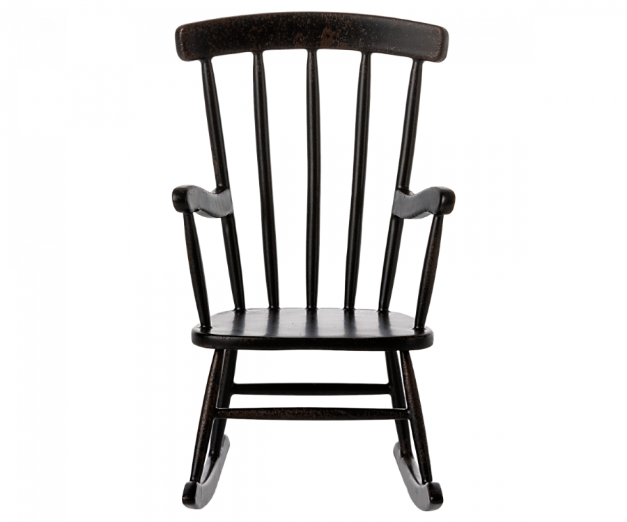 Maileg - Rocking Chair, Mouse - Anthracite