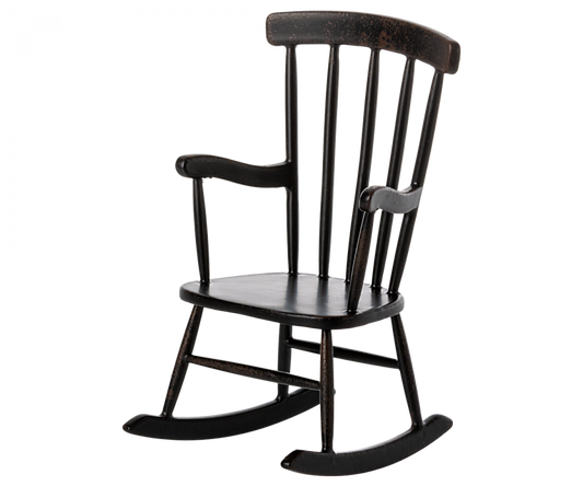 Maileg - Rocking Chair, Mouse - Anthracite