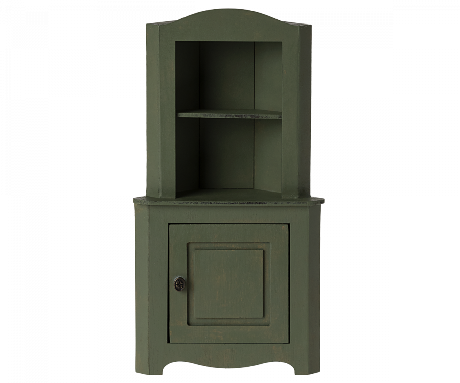 Maileg - Miniature Corner Cabinet - Dark Green