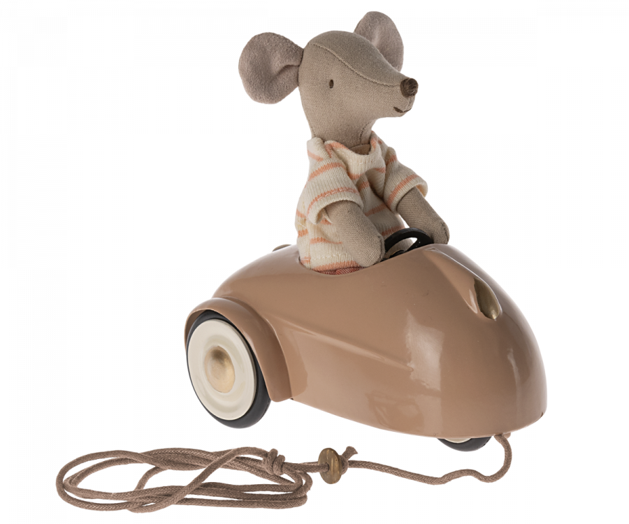 Maileg - Mouse Car - Dark Powder