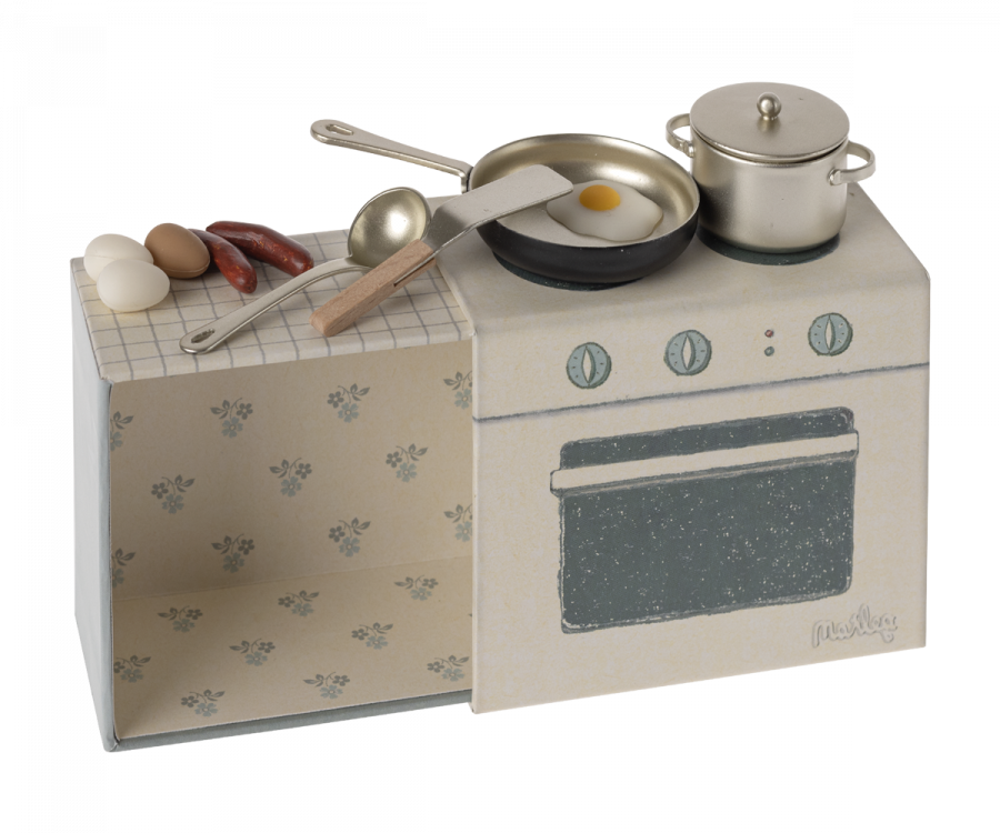 Maileg - Cooking Set, Mouse