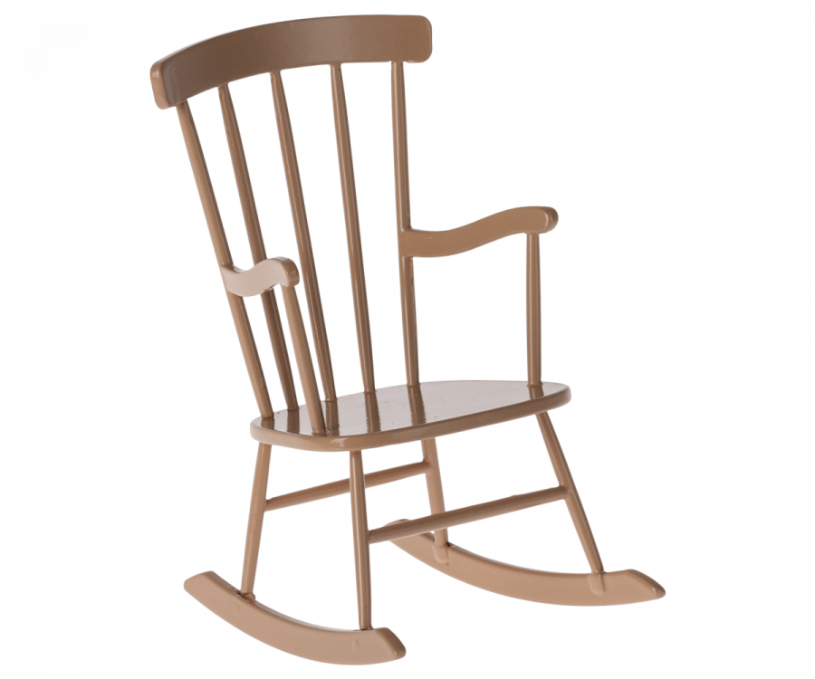 Maileg - Rocking Chair, Mini - Dark Powder