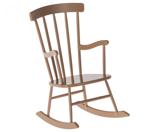 Maileg - Rocking Chair, Mini - Dark Powder