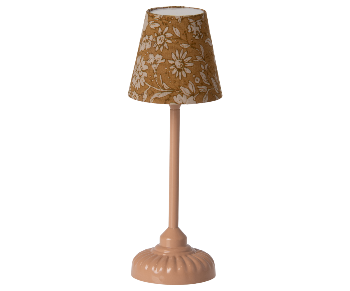 Maileg - Vintage Floor Lamp, Mouse - Dark Powder